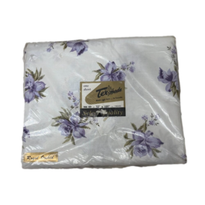 NOS Royal Orchid Texmade Vintage Twin Flat Sheet 72" x 100" Finished